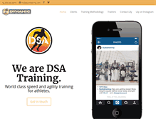 Tablet Screenshot of dsa-training.com